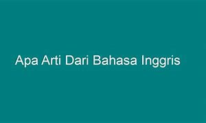 Apa Bahasa Inggris Dari Pintu Gerbang